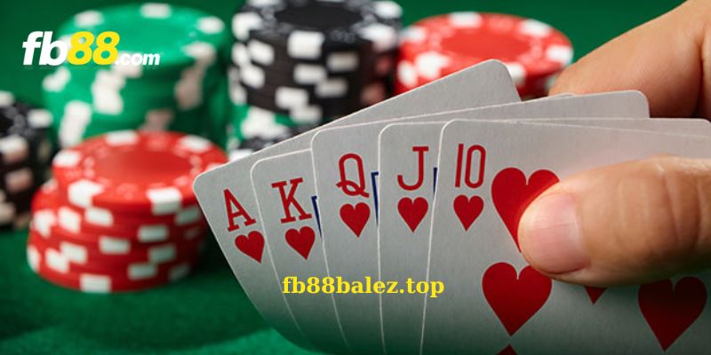 Cách đánh Poker Fb88 tương tự như các trò chơi bài khác