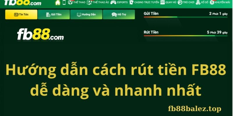 Nhận thưởng nhanh chóng từ nhà cái